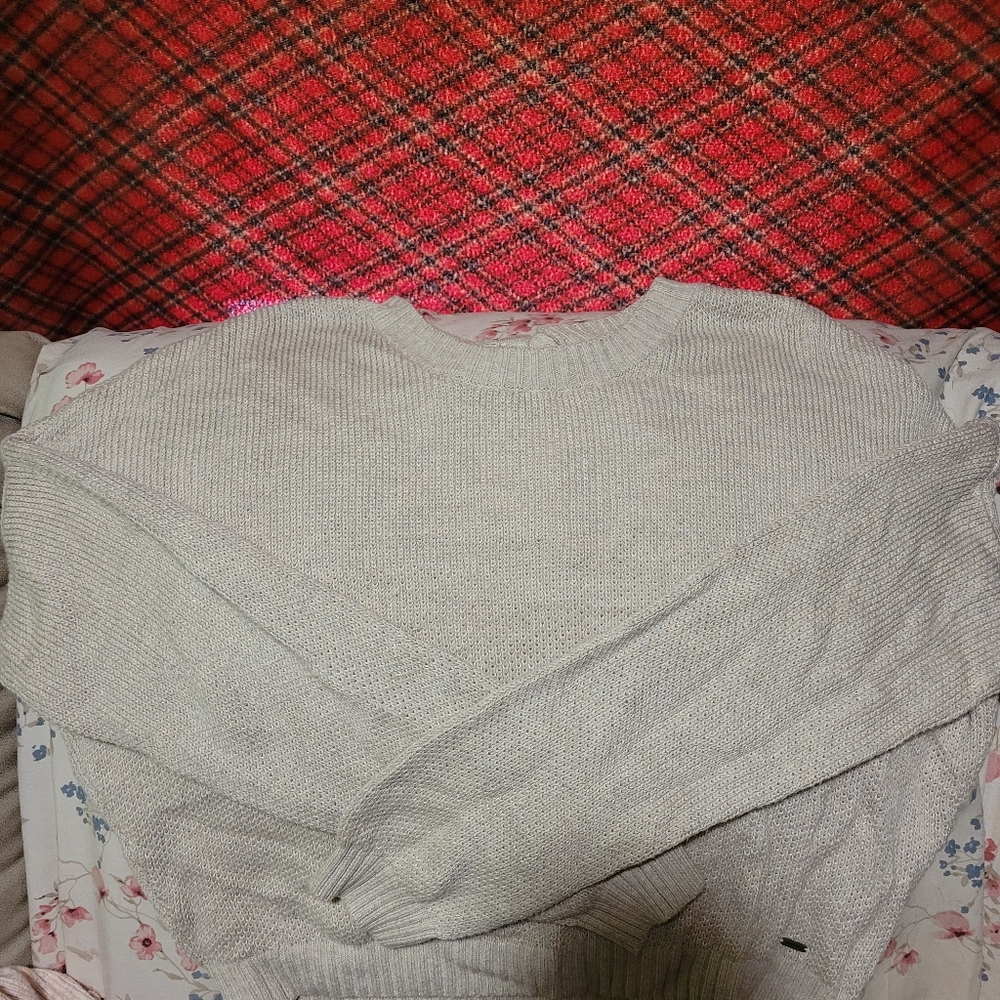 Hollister crop sweater sz Large